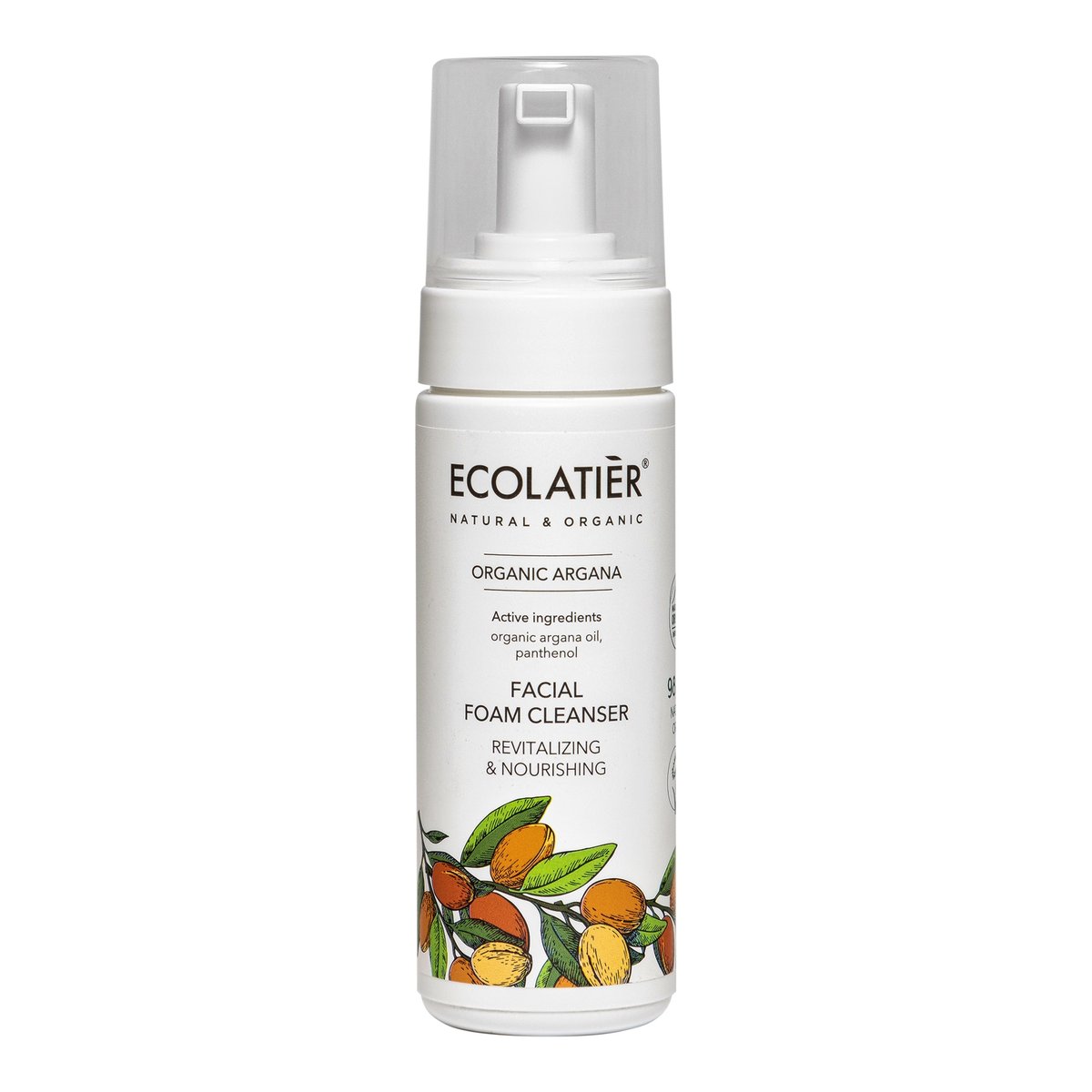 ECOLATIER Pena za čišćenje lica Organic Argana, 150 ml | VESNA.RS
