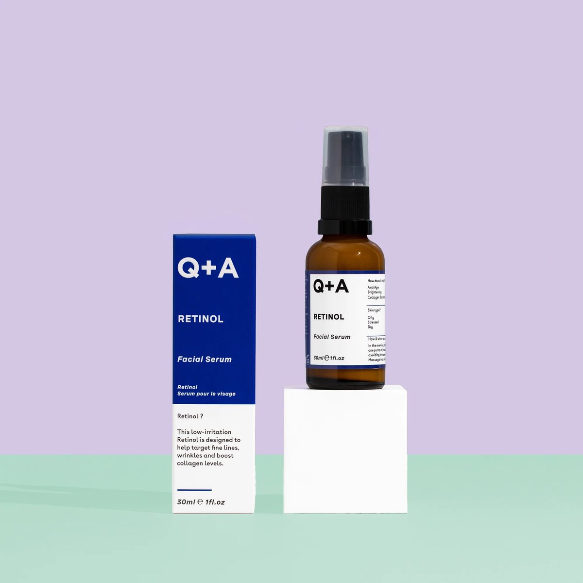 Q+A RETINOL Serum za lice, 30 ml | VESNA.RS