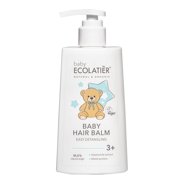 ECOLATIER BABY Balzam za bebe za lako raščešljavanje kose 3+, 250 ml | VESNA