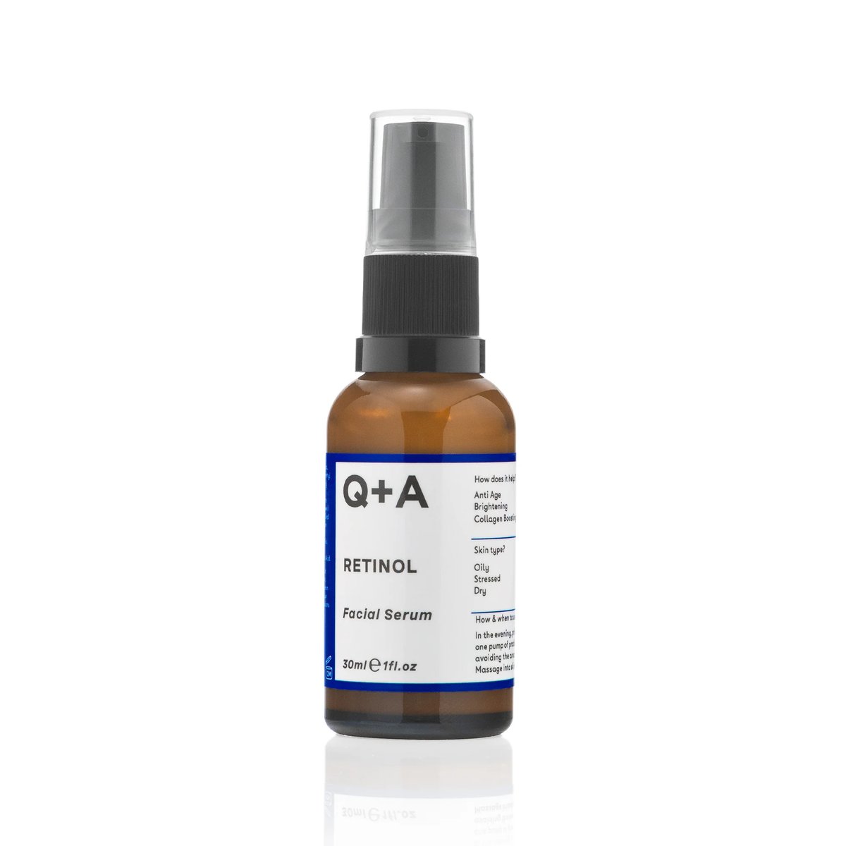 Q+A RETINOL Serum za lice, 30 ml | VESNA.RS