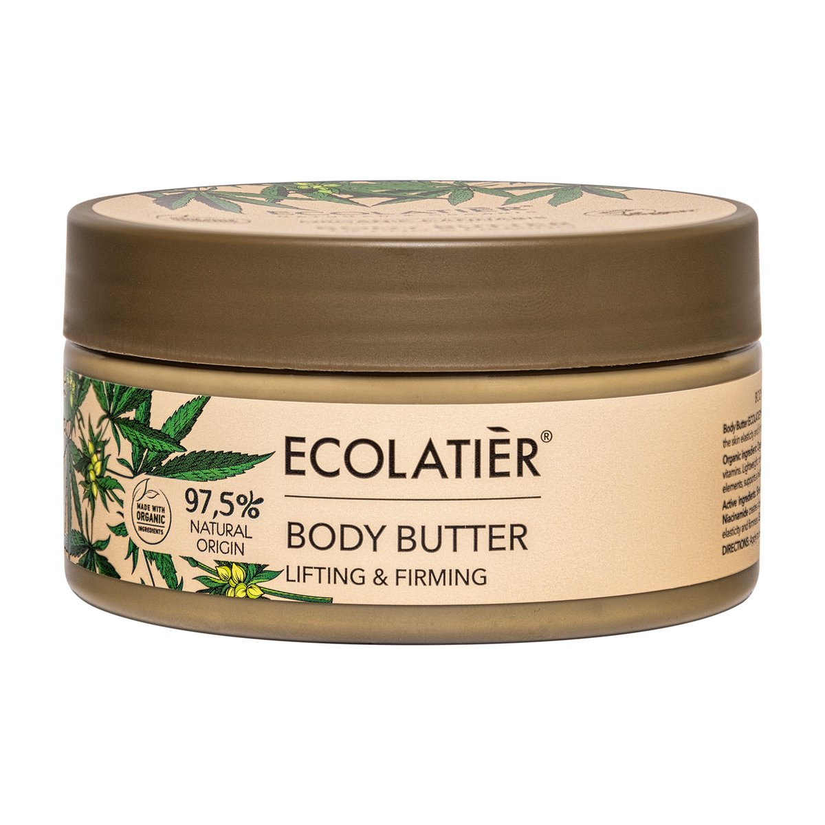 ECOLATIER Puter za telo Organic Cannabis, 200 ml | VESNA.RS