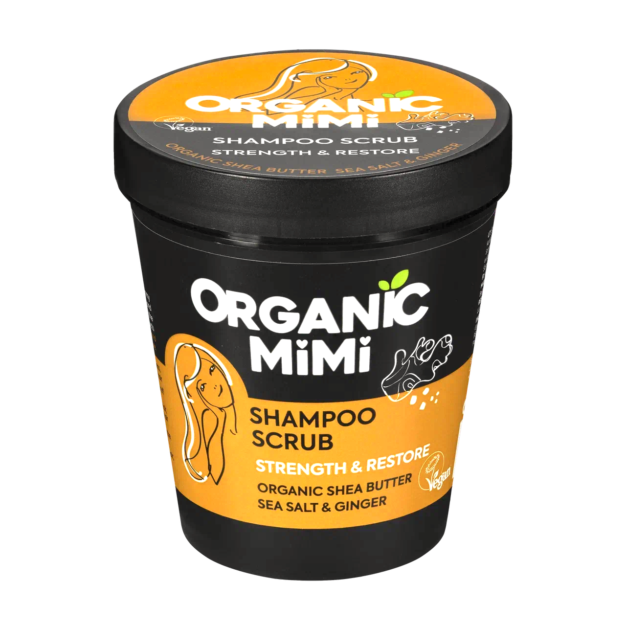 Organic Mimi Piling šampon Morska so & Đumbir, 280 g | VESNA.RS