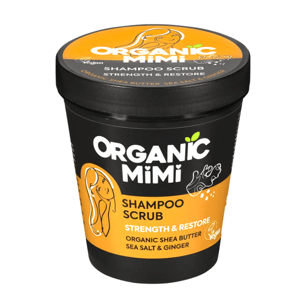 Organic Mimi Piling šampon Morska so & Đumbir, 280 g | VESNA