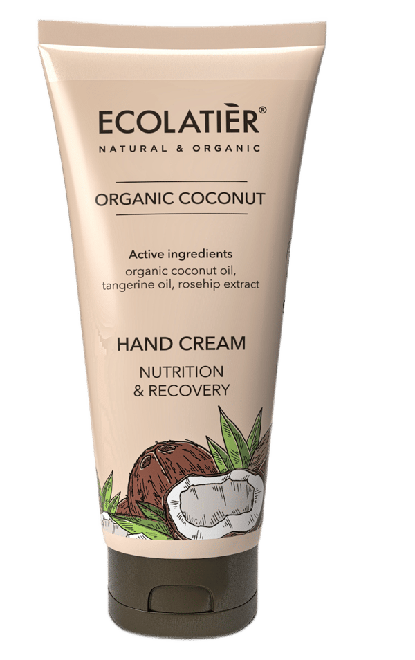 ECOLATIER Krema za ruke Organic Coconut, 100 ml | VESNA