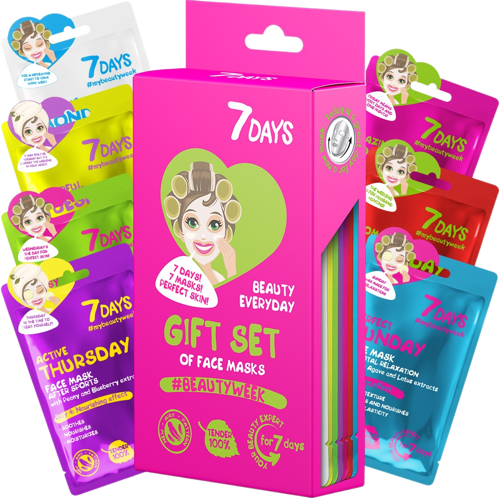 7DAYS Poklon set – 7 maski za lice My Beauty Week | VESNA