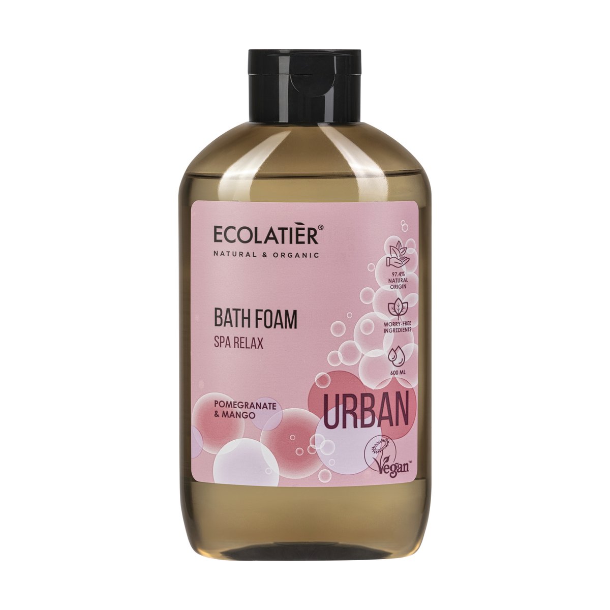 ECOLATIER URBAN Pena za kupanje Pomegranate & Mango, 600 ml | VESNA.RS