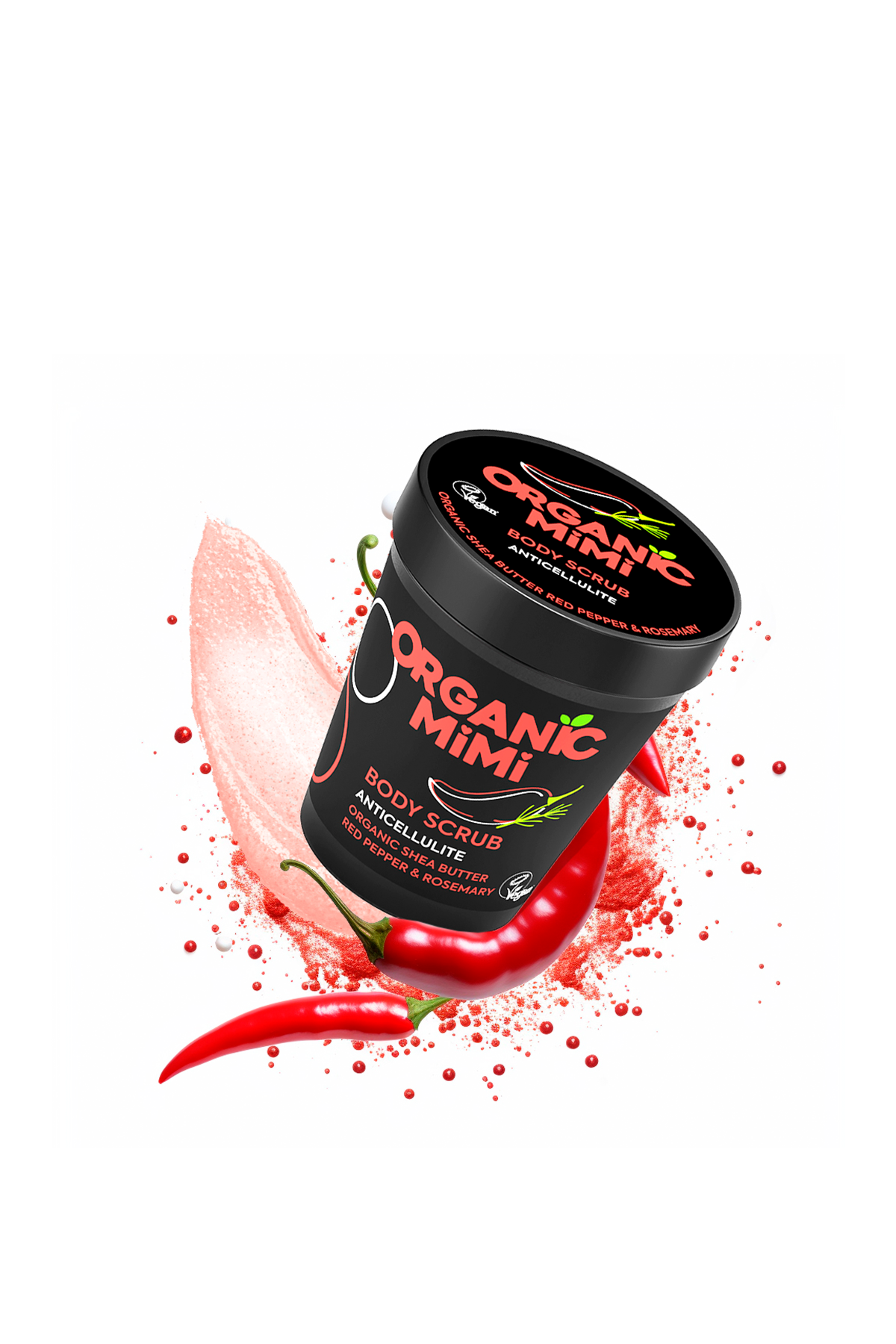 Organic Mimi Piling za telo Čili paprika & Ruzmarin, 250 g | VESNA.RS