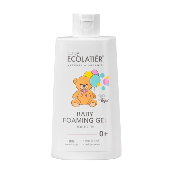 ECOLATIER BABY Penušavi gel za bebe