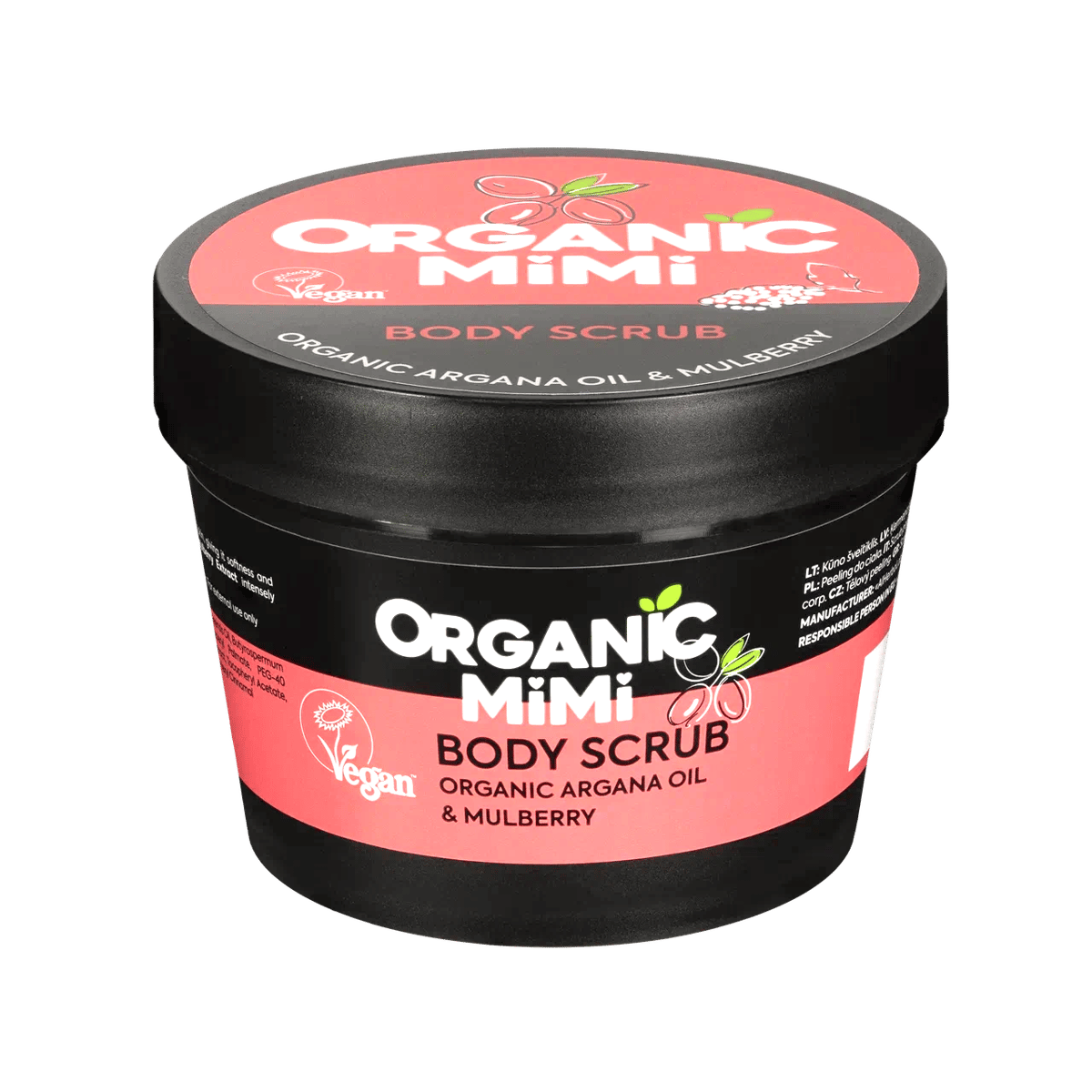 Organic Mimi Piling za telo Argan & Dud, 120 g | VESNA.RS