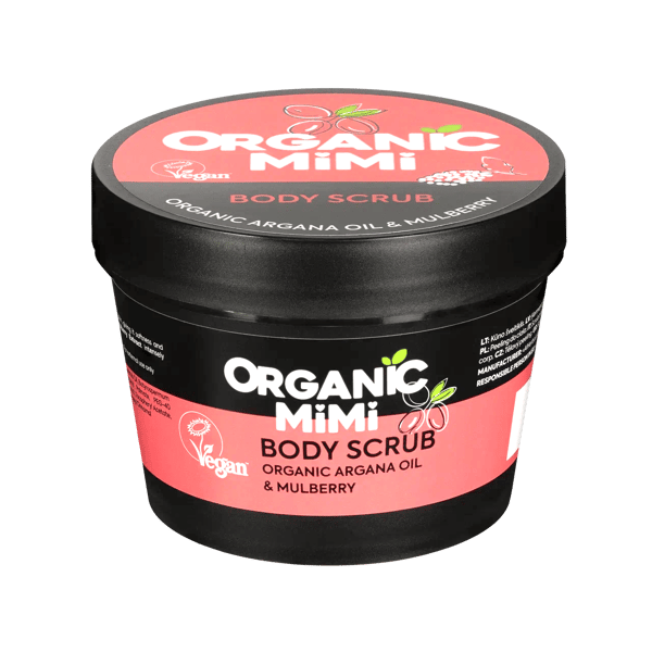 Organic Mimi Piling za telo Argan & Dud, 120 g | VESNA