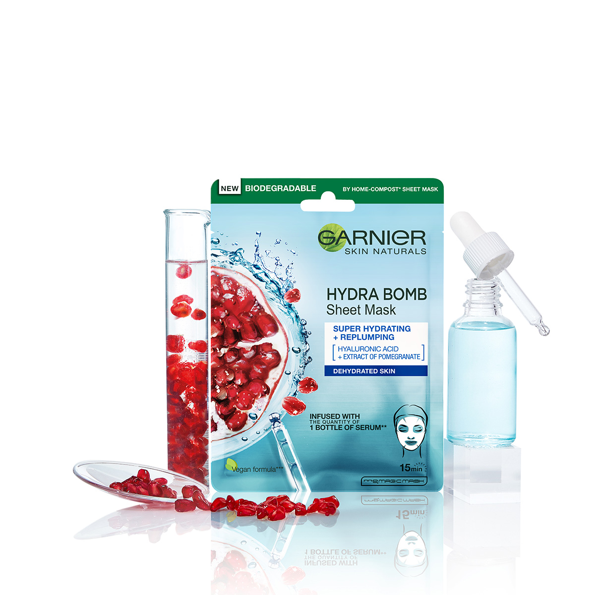Garnier Skin Naturals Tissue Mask Moisture + Aqua Bomb Maska za lice | VESNA.RS