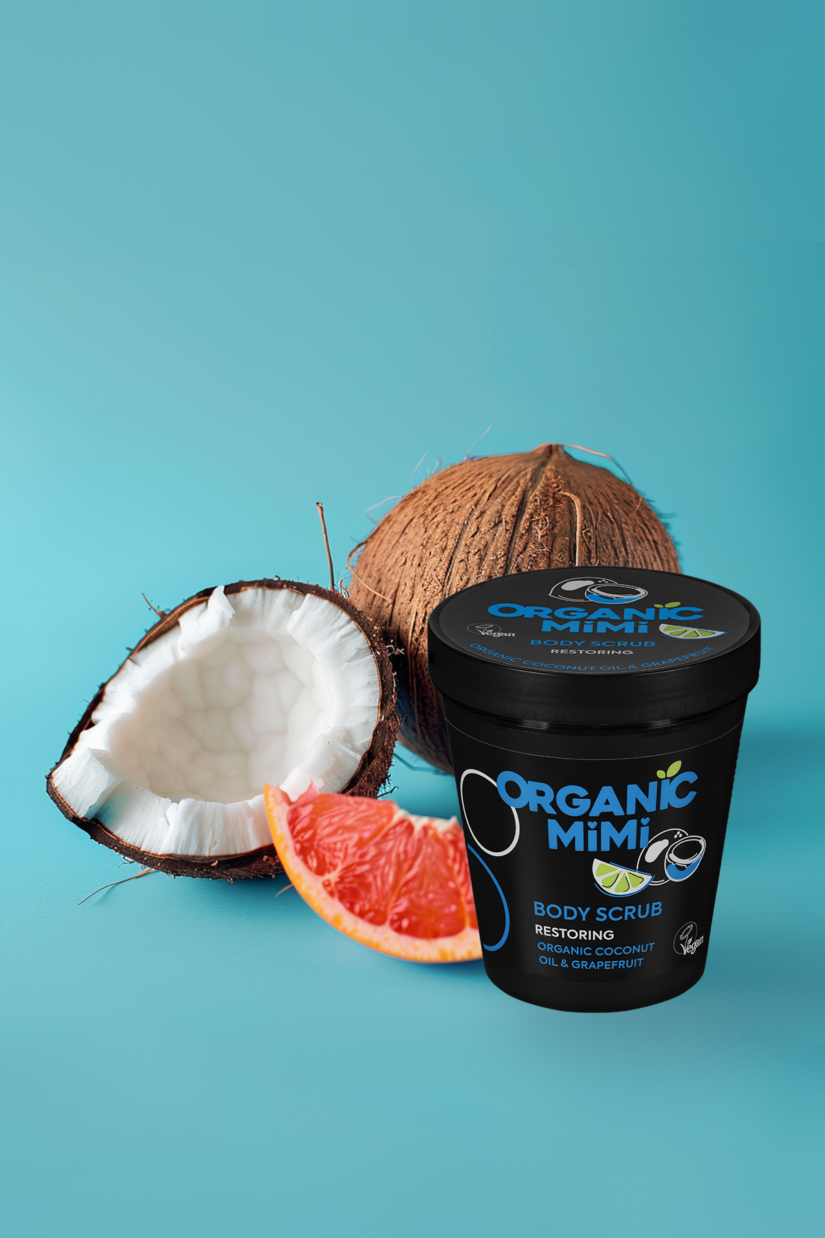 Organic Mimi Piling za telo Kokos & Grejpfrut, 250 g | VESNA.RS