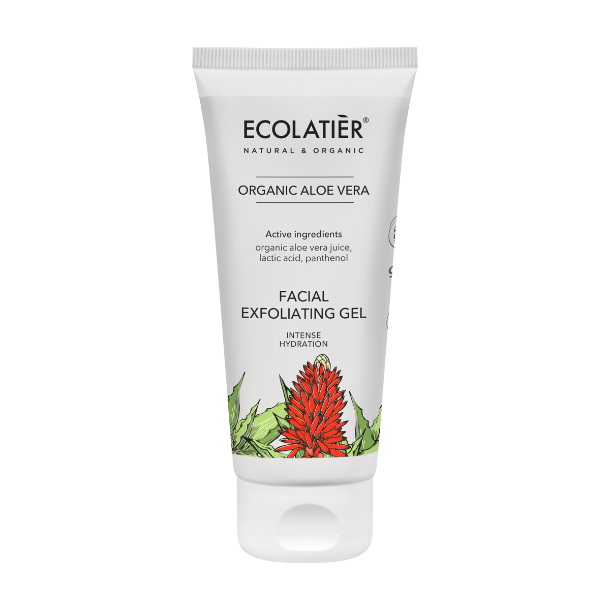 ECOLATIER Gel eksfoliant za lice Organic Aloe Vera, 150 ml | VESNA.RS