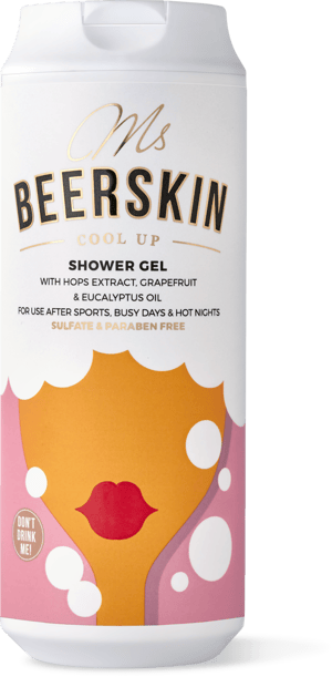 BEERSKIN Gel za tuširanje Ms. BEERSKIN COOL UP, 440 ml | VESNA