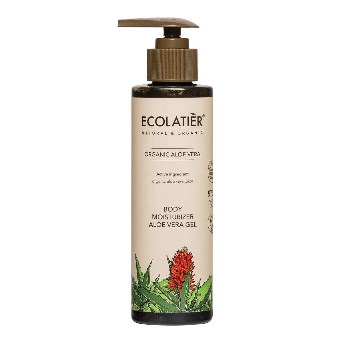 ECOLATIER Hidrantni gel za telo Organic Aloe Vera, 200 ml | VESNA.RS
