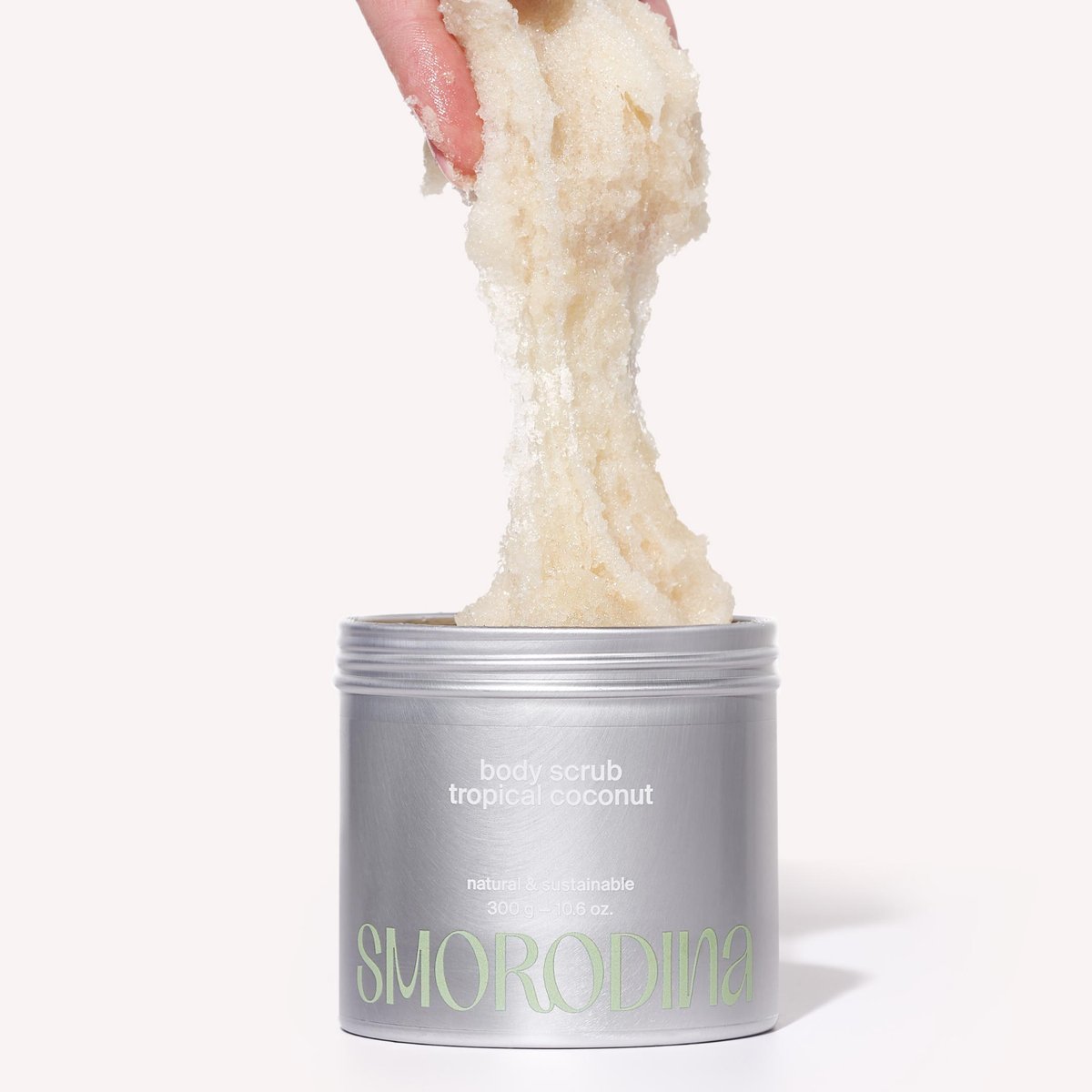 SmoRodina Šećerno slani piling žele za telo "Tropski kokos", 300 g | VESNA.RS