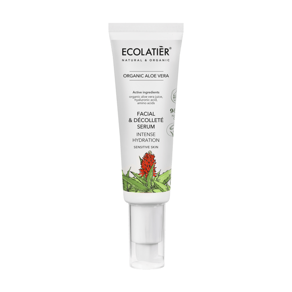 ECOLATIER Serum za lice i dekolte Organic Aloe Vera, 50 ml | VESNA