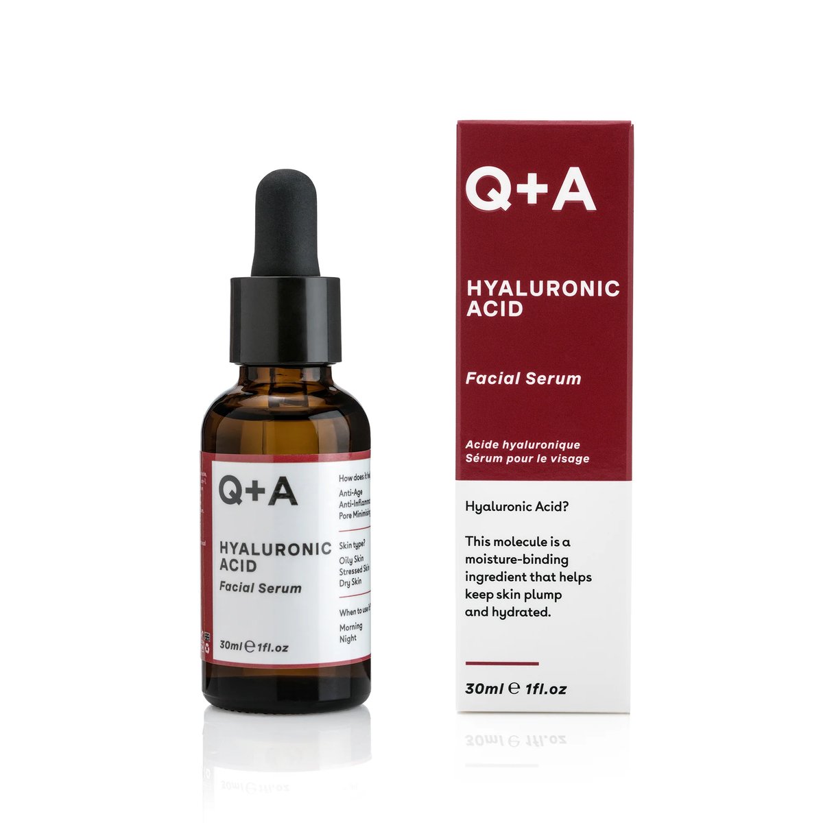 Q+A HYALURONIC ACID Serum za lice, 30 ml | VESNA.RS