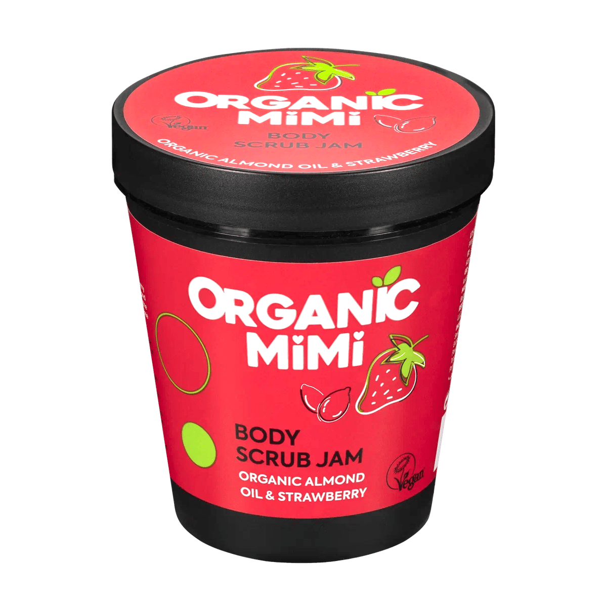 Organic Mimi Džem piling za telo Badem & Jagoda, 250 g | VESNA.RS