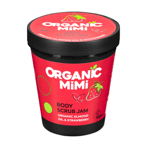 Organic Mimi Džem piling za telo Badem & Jagoda, 250 g | VESNA