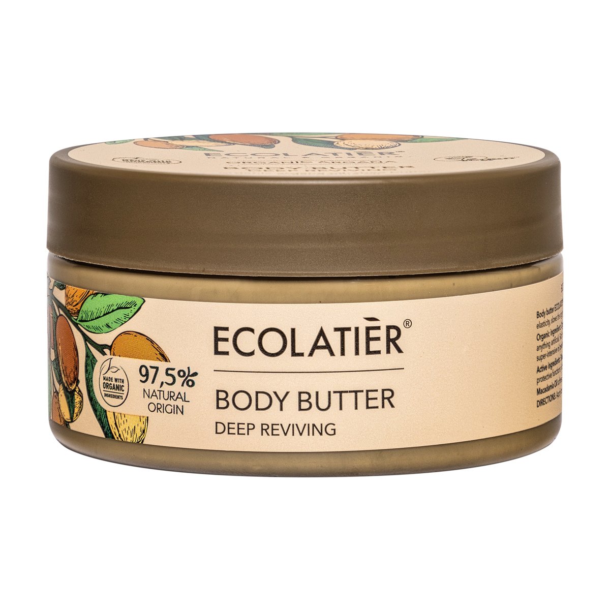 ECOLATIER Puter za telo Organic Argana, 250 ml | VESNA.RS