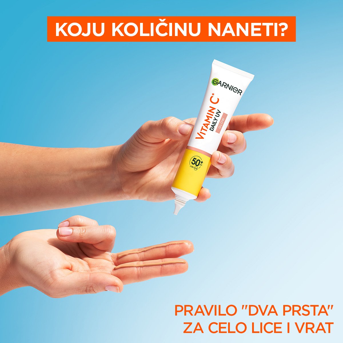 Garnier Skin Naturals Vitamin C dnevni fluid za blistavu kožu SPF50+, 40 ml | VESNA.RS