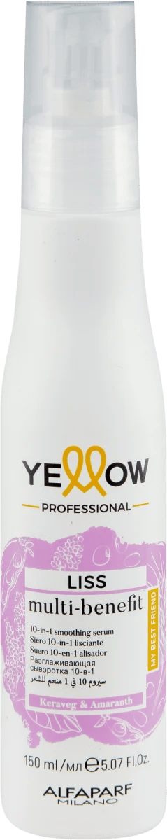 ALFAPARF Yellow LISS multi-benefit serum za kosu, 150 ml | VESNA