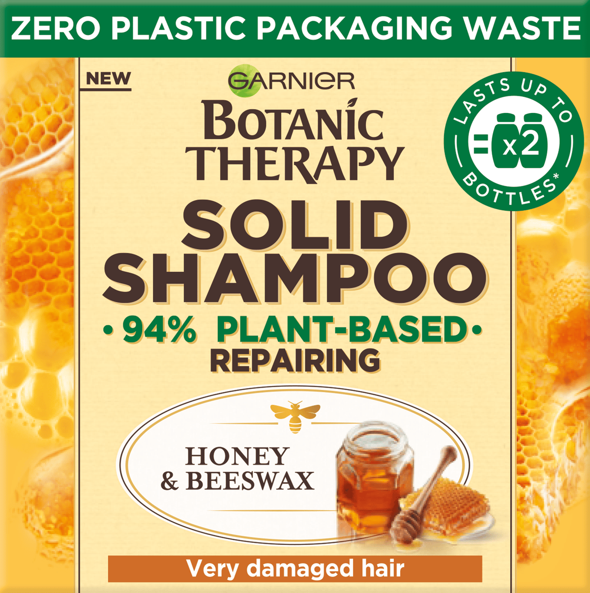 Garnier Botanic Therapy Honey & Beeswax čvrsti šampon, 60 gr | VESNA.RS