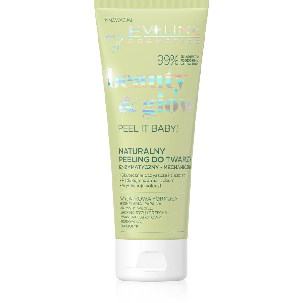 EVELINE Beauty & Glow – Enzymatic and Mechanical Face Peeling, 75 ml | VESNA.RS