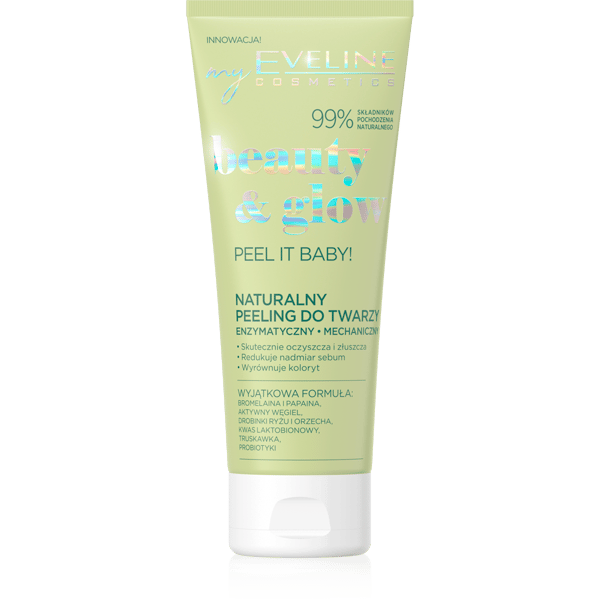 EVELINE Beauty & Glow – Enzymatic and Mechanical Face Peeling, 75 ml | VESNA