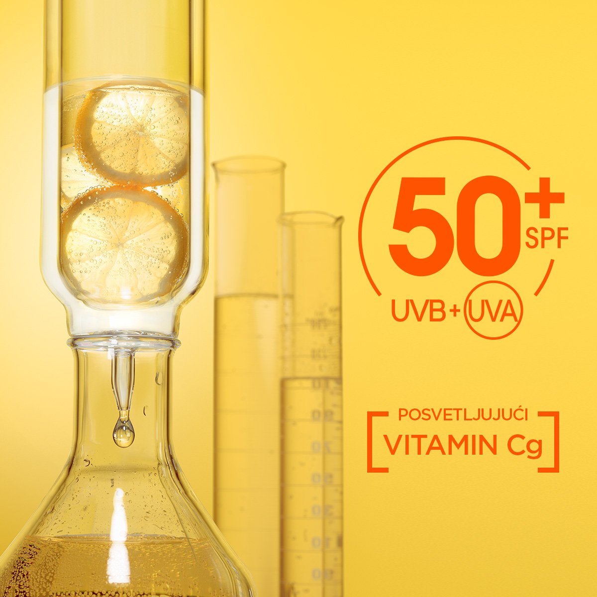 Garnier Skin Naturals Vitamin C dnevni fluid za blistavu kožu SPF50+, 40 ml | VESNA.RS