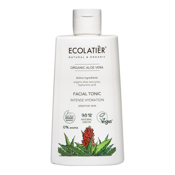 ECOLATIER Tonik za lice Organic Aloe Vera, 250 ml | VESNA