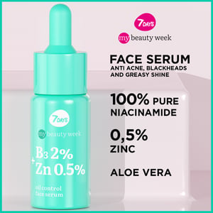 7DAYS Serum za balansiranje količine ulja na koži B3 2%+ZN 0,5% | VESNA