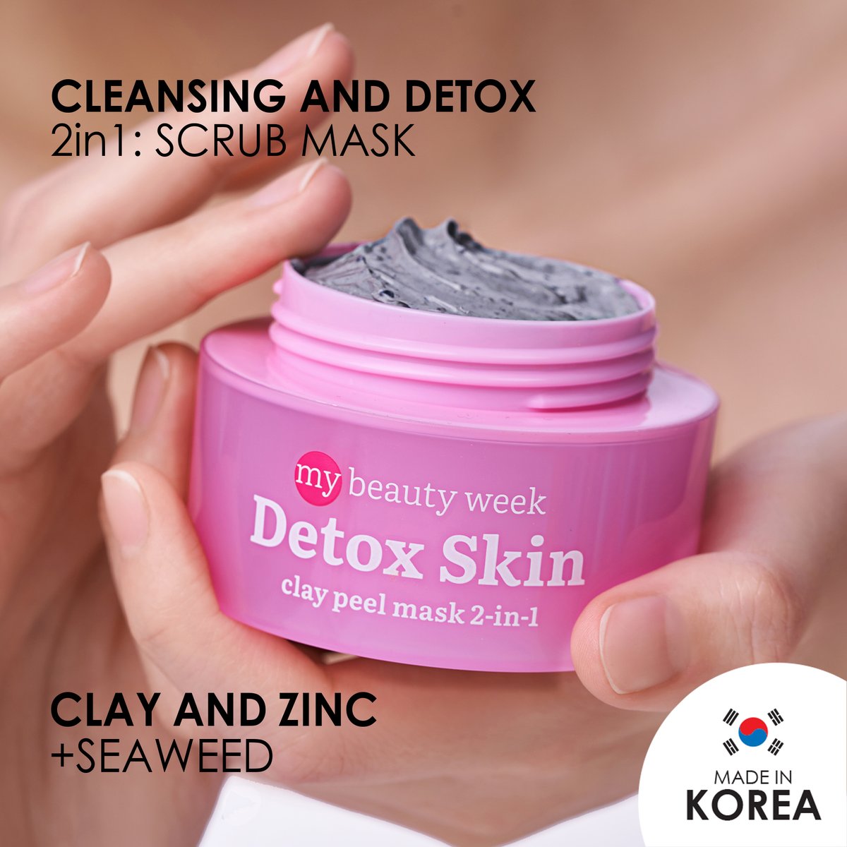 7DAYS Glinena 2-u-1 maska za lice DETOX SKIN | VESNA.RS