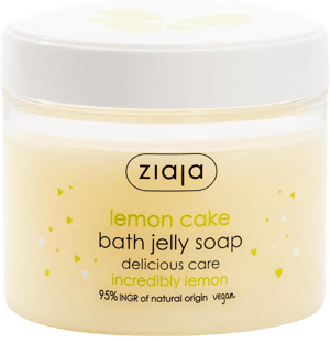 ZIAJA Želatinasta kupka i gel za tuširanje Lemon Cake, 260 ml | VESNA