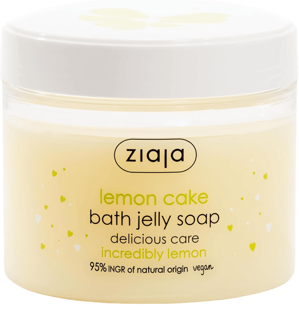 ZIAJA Želatinasta kupka i gel za tuširanje Lemon Cake, 260 ml | VESNA