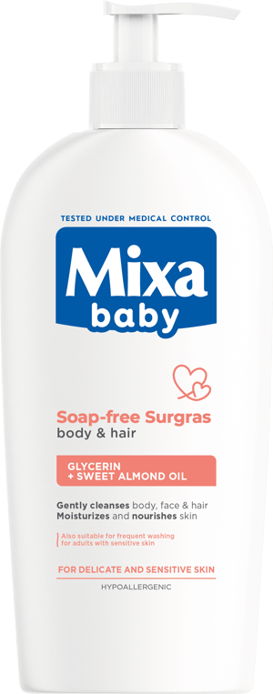 MIXA Baby Gel za kupanje bez sapuna – za kosu i telo, 400 ml | VESNA