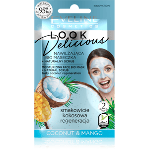 EVELINE Look delicious hidratantna bio maska za lice + piling sa kokosom | VESNA