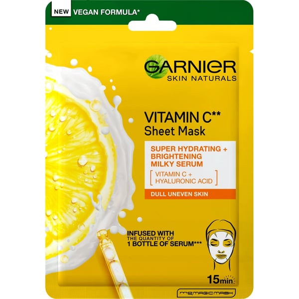 Garnier Skin Naturals maska u maramici s vitaminom C, 28 g | VESNA