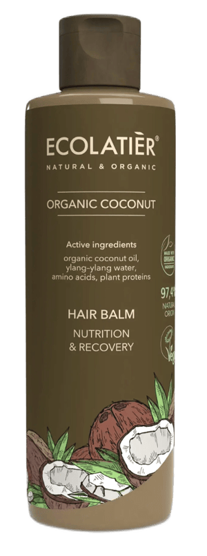 ECOLATIER Balzam za kosu Organic Coconut, 250 ml | VESNA