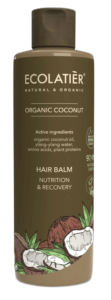 ECOLATIER Balzam za kosu Organic Coconut, 250 ml | VESNA.RS