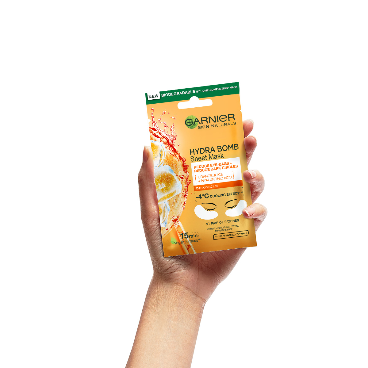 Garnier Skin Naturals Eye Tissue maska za oči protiv tamnih podočnjaka | VESNA.RS