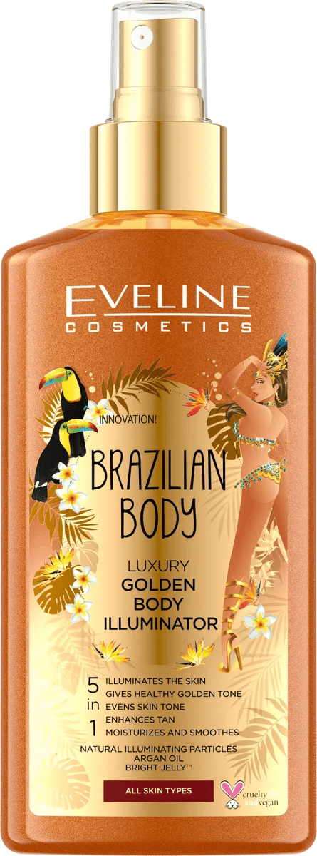 EVELINE BRAZILIAN BODY – bronzani iluminator za telo, 150 ml | VESNA