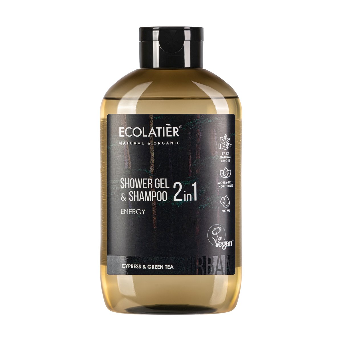 ECOLATIER URBAN 2u1 Gel za tuširanje i šampon Energy, 600 ml | VESNA.RS