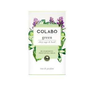 COLABO Toaletna voda GREEN Clary sage & basil, 100 ml | VESNA