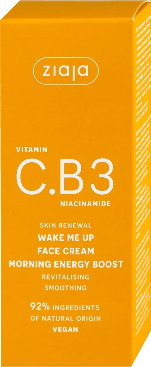 ZIAJA WAKE ME UP VITAMIN C B3 NIACINAMIDE dnevna krema za lice, 50 ml | VESNA