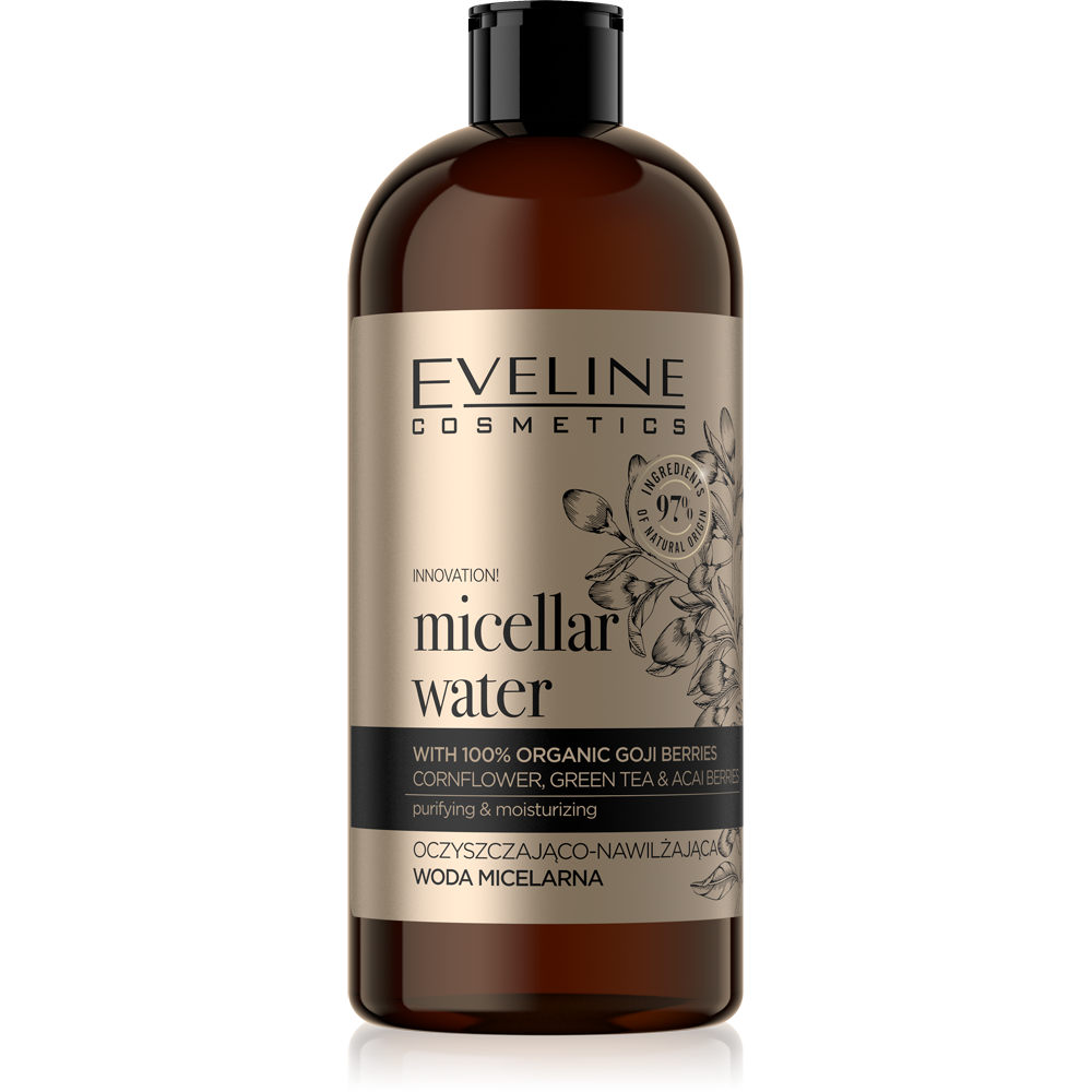 EVELINE Organic Gold – Micelarna voda, 500 ml | VESNA.RS