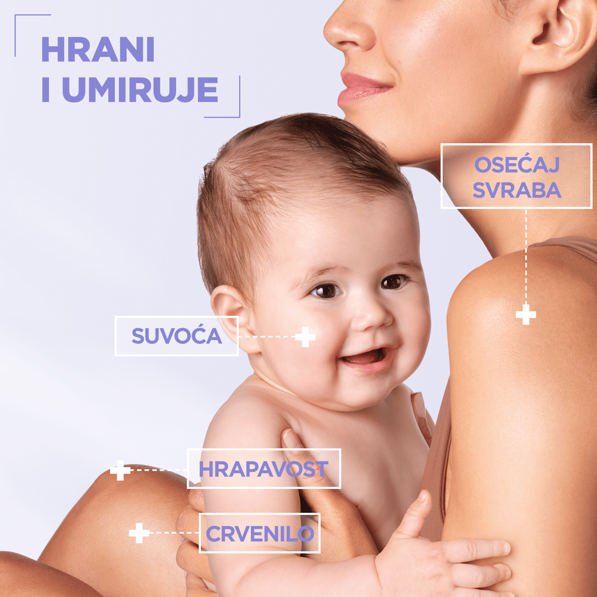 MIXA Panthenol Comfort umirujuća krema za kožu sklonu atopiji, 400 ml | VESNA.RS