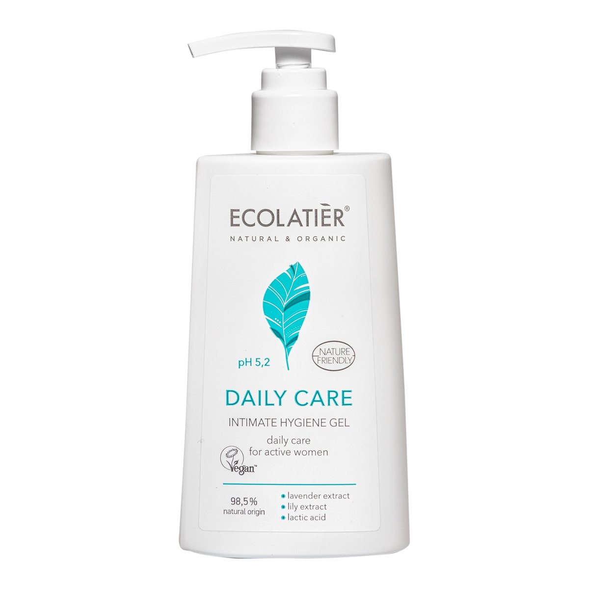 ECOLATIER INTIMATE CARE Gel za intimnu higijenu Svakodnevna nega, 250 ml | VESNA.RS