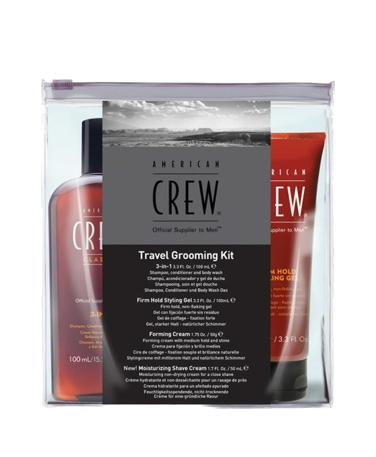 American Crew Specijalni set za negu kose na putovanjima - Travel grooming kit | VESNA